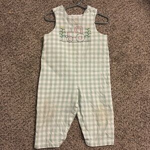 The Bailey Boys 18M Gingham Longall